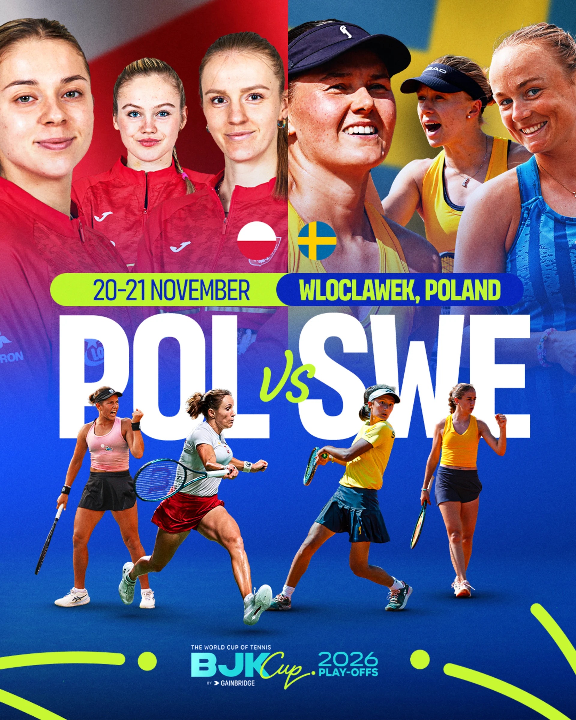 BJK Cup, i play-off su SuperTennis con Gauff, Chwalinska e Bencic