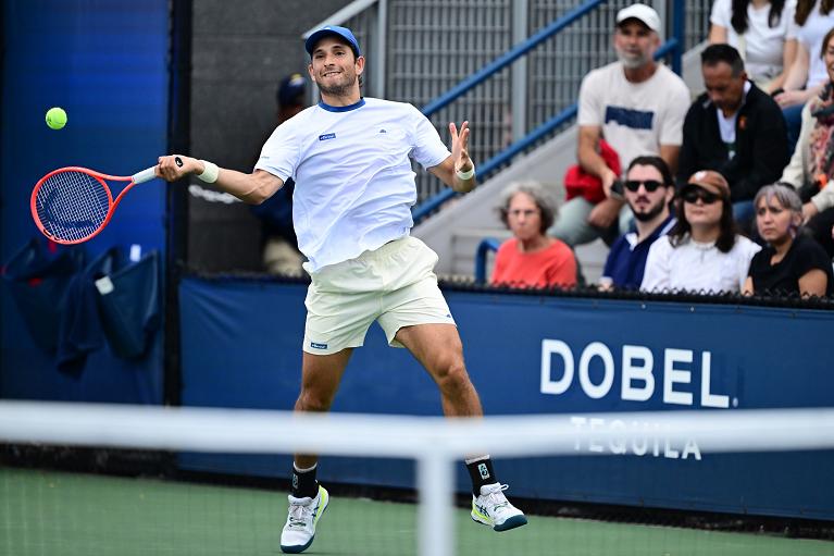 Francesco Passaro in azione allo US Open (Foto USTA)