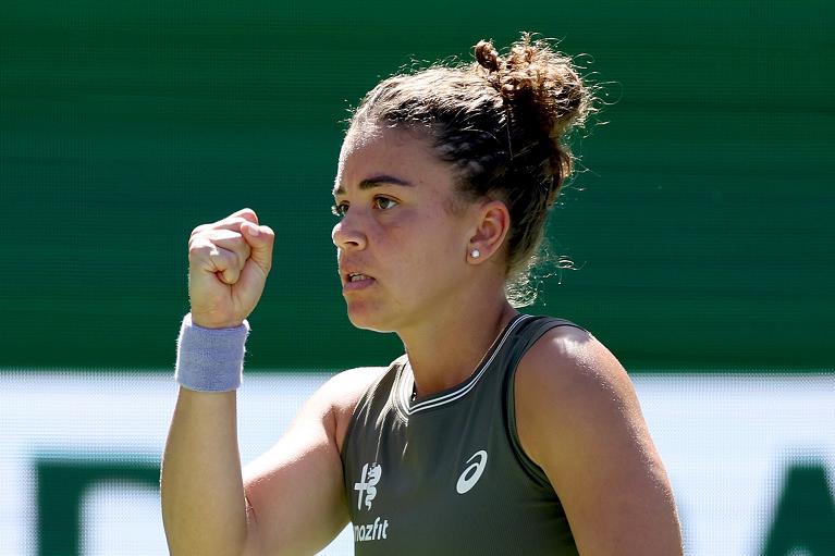 Un'esultanza di Jasmine Paolini (foto Getty Images)