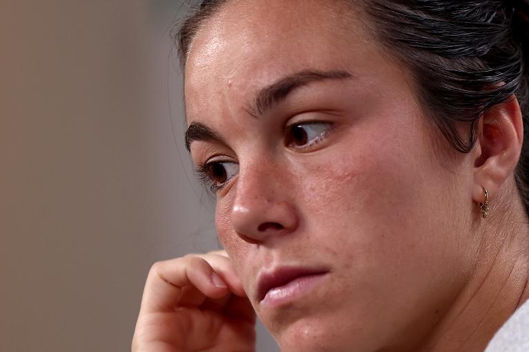 Un primo piano di Lois Boisson (foto Getty Images)