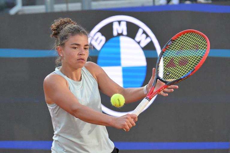 Jasmine Paolini in allenamento (foto FITP)