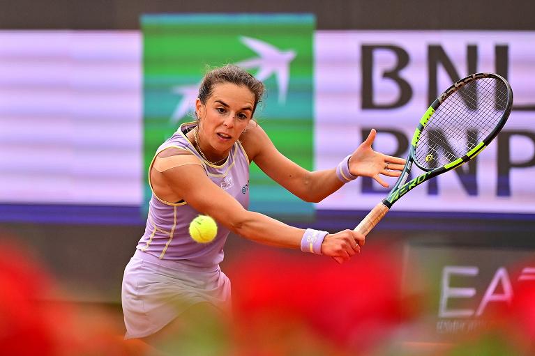 Lucia Bronzetti in azione agli Internazionali BNL d'Italia 2026 (foto FITP)