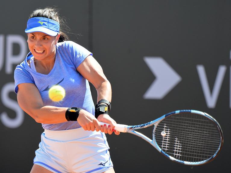 Billie Jean King Cup, Lucrezia Stefanini in allenamento (Foto FITP)