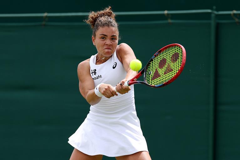 Jasmine Paolini in azione (foto Getty Images)