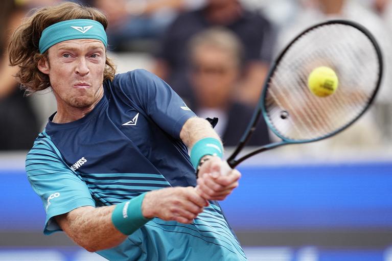 Andrey Rublev in azione (Getty Images)
