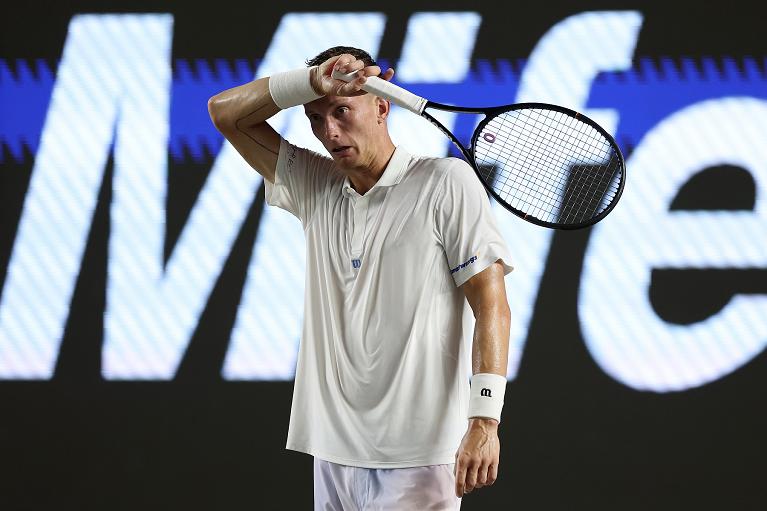Uno sconsolato Jiri Lehecka (foto Getty Images)