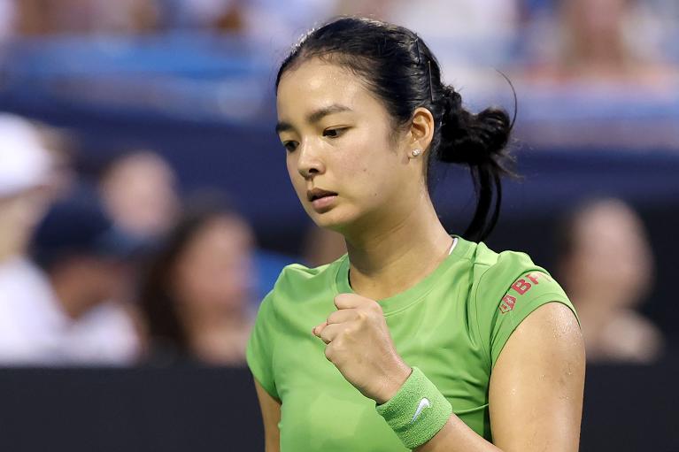 La carica di Alexandra Eala (Getty Images)