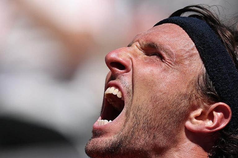 La grinta di Arthur Rinderknech (Getty Images)