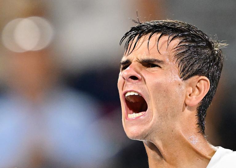Un'esultanza di Rafa Jodar a Montreal (Getty Images)