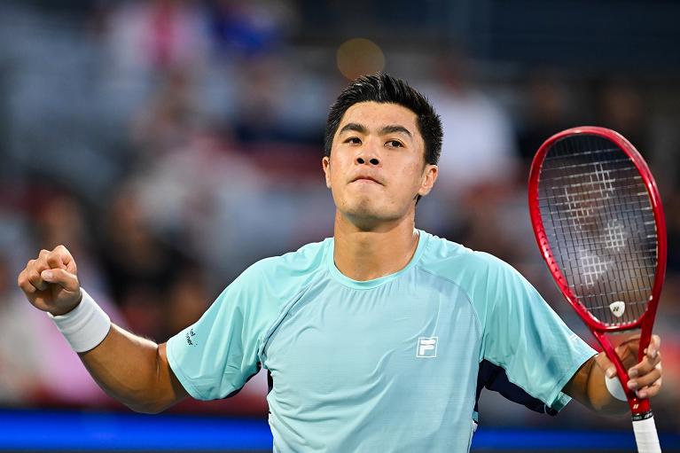 Un'esultanza di Brandon Nakashima a Montreal (Getty Images)