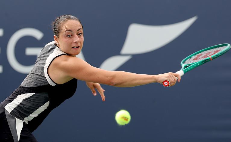Elisabetta Cocciaretto in azione (foto Getty Images)