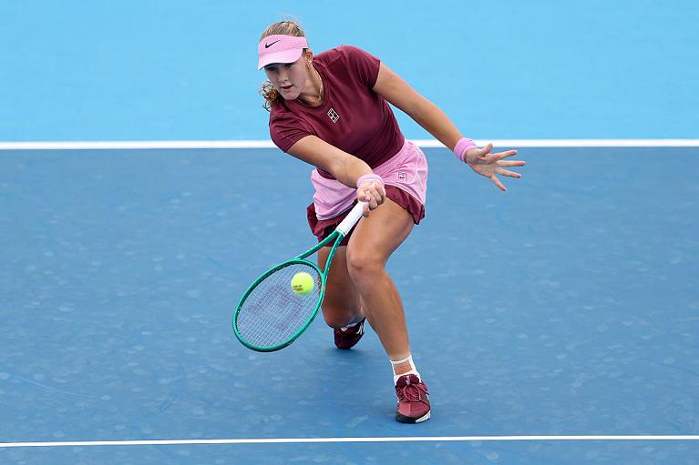 Mirra Andreeva in azione (Getty Images)