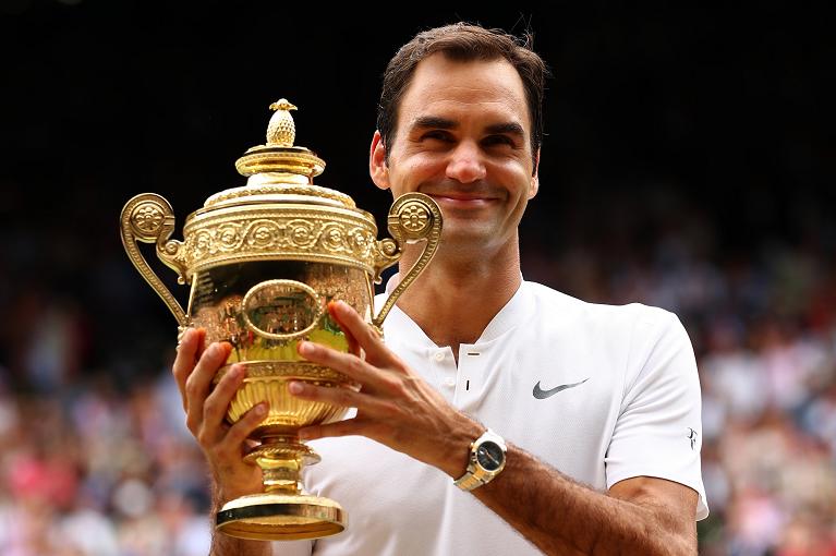Un sorridente Roger Federer (Getty Images)