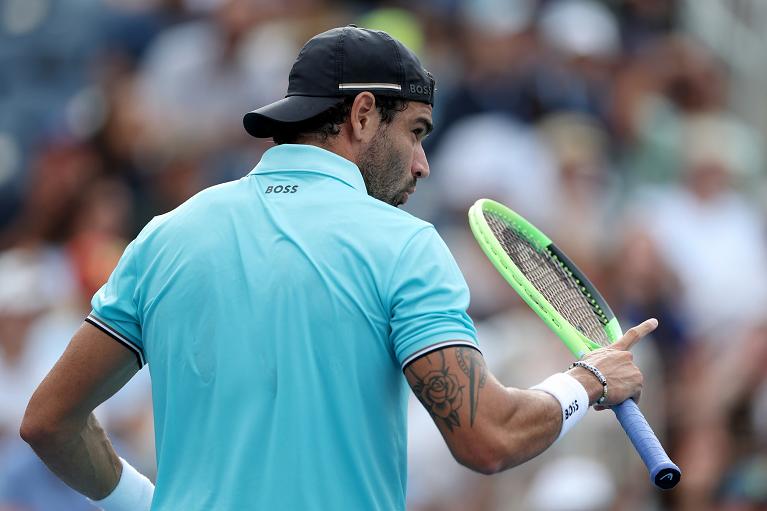 Matteo Berrettini esulta (Getty Images)