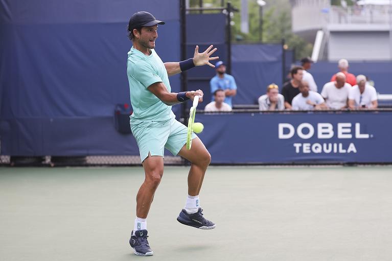 Francesco Passaro in azione allo US Open (Foto USTA)