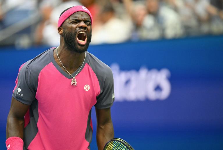 L'esultanza di Frances Tiafoe (Getty Images)