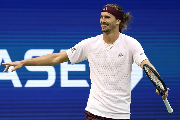 La gioia di Alexander Zverev allo US Open (Getty Images)