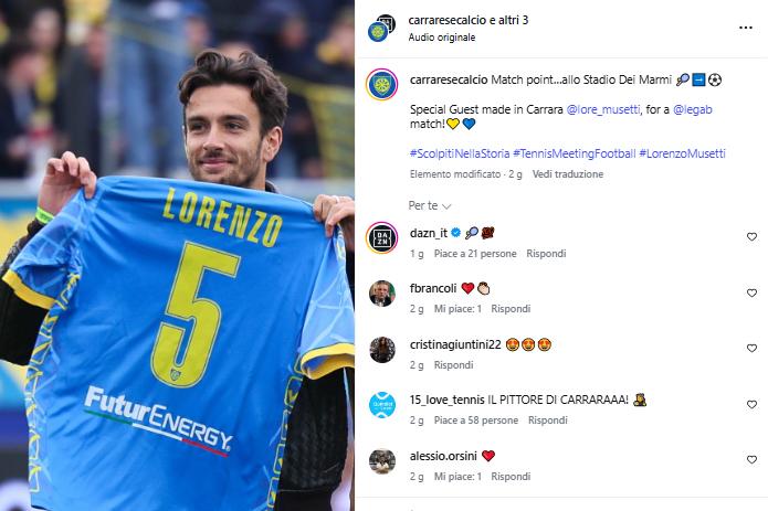 Visti dai social: Roger viaggiatore e il fantasista della Carrarese