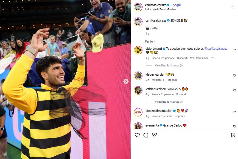 Visti dai social: l’Ape Ma-lcaraz e gli azzurri vincenti nel deserto